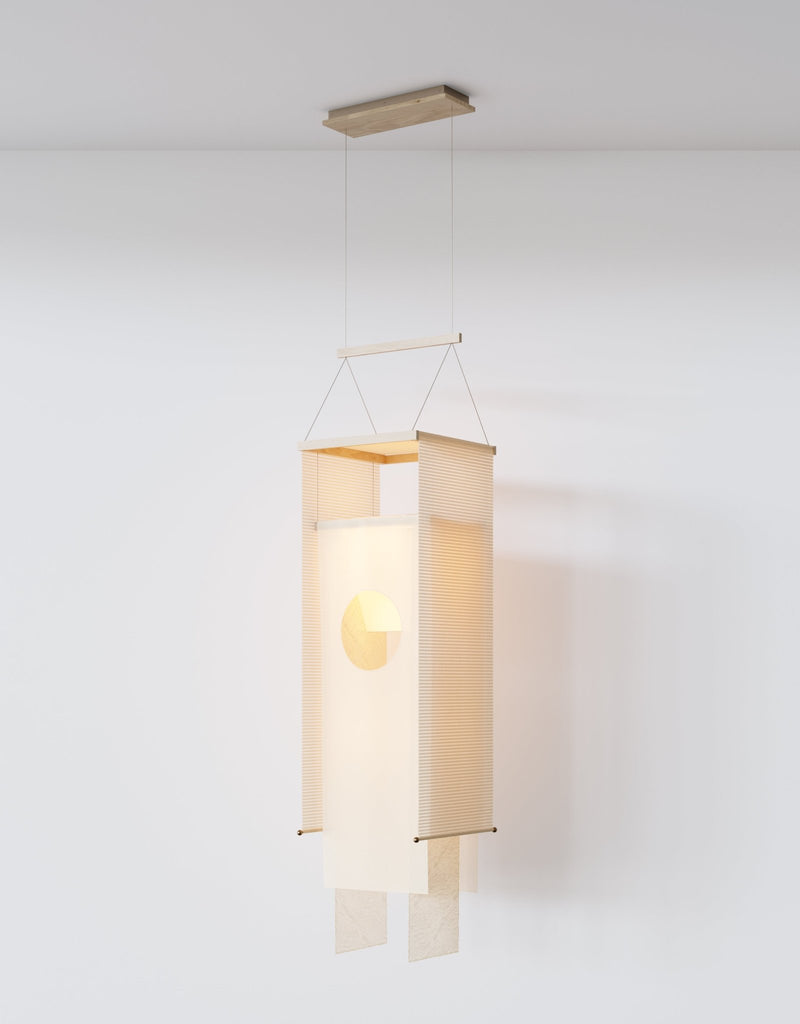 Veil Tall Pendant - Ladies & Gentlemen Lighting - Linen Muslin - HORNE