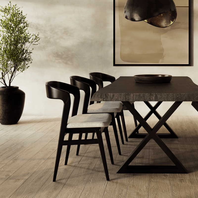 Velma Side Chair - Urbia Chairs - Crafted Glaze Nevoa - HORNE