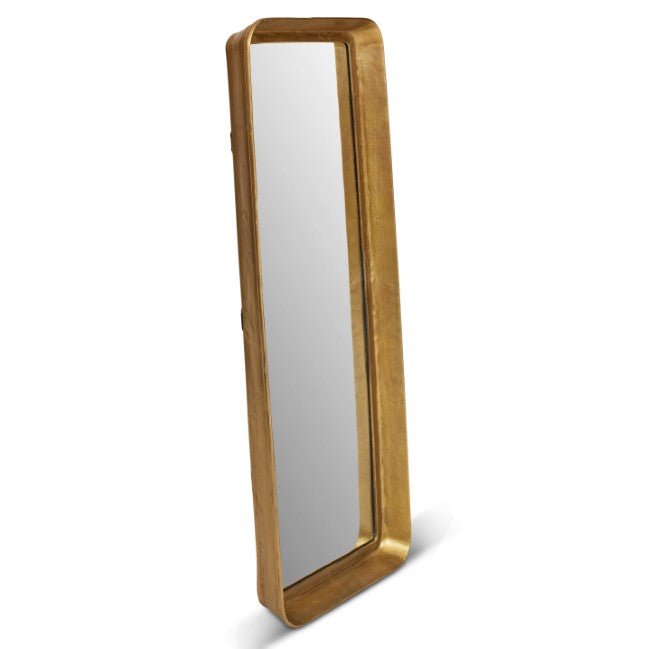Vinod Wall Mirror - Urbia Mirrors - Antique Brass - HORNE