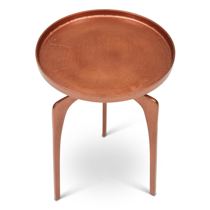 Vinya End Table - Urbia Table + Task - Antique Brass - HORNE