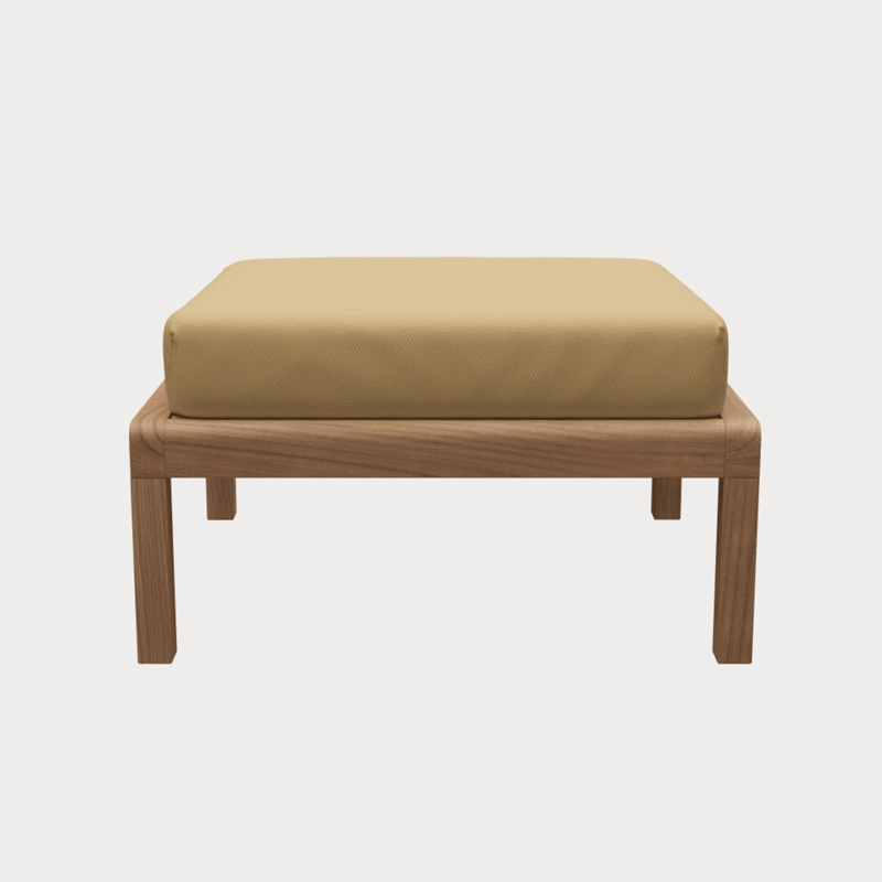 Virkelyst Pouf - Skagerak by Fritz Hansen - Outdoor Furniture - Teak / Ash - HORNE