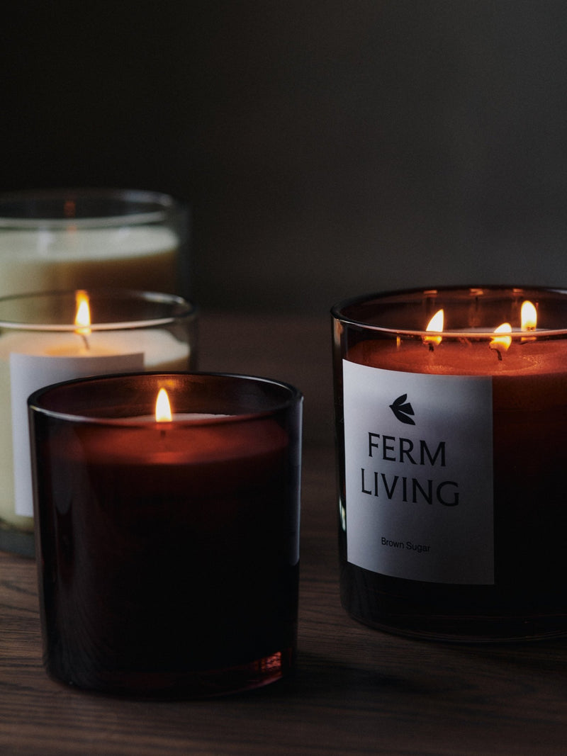Vitto Scented Candle - H10 - Ferm Living Candle Holders - Dark Grape - HORNE