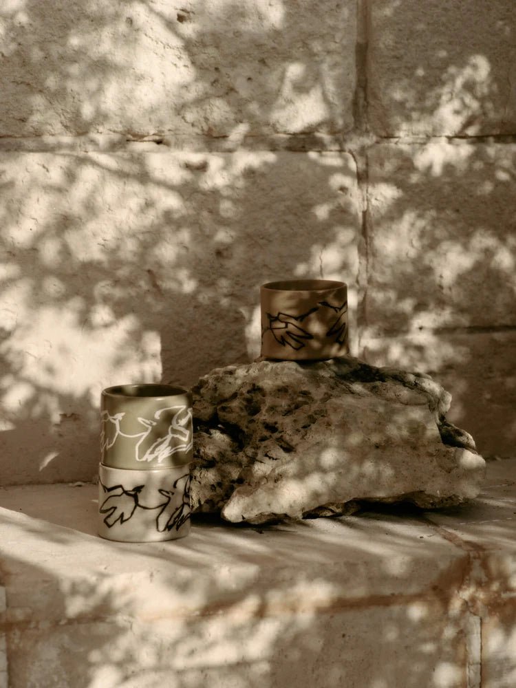 Vuelo Cup - Ferm Living Drinkware - Cream - HORNE