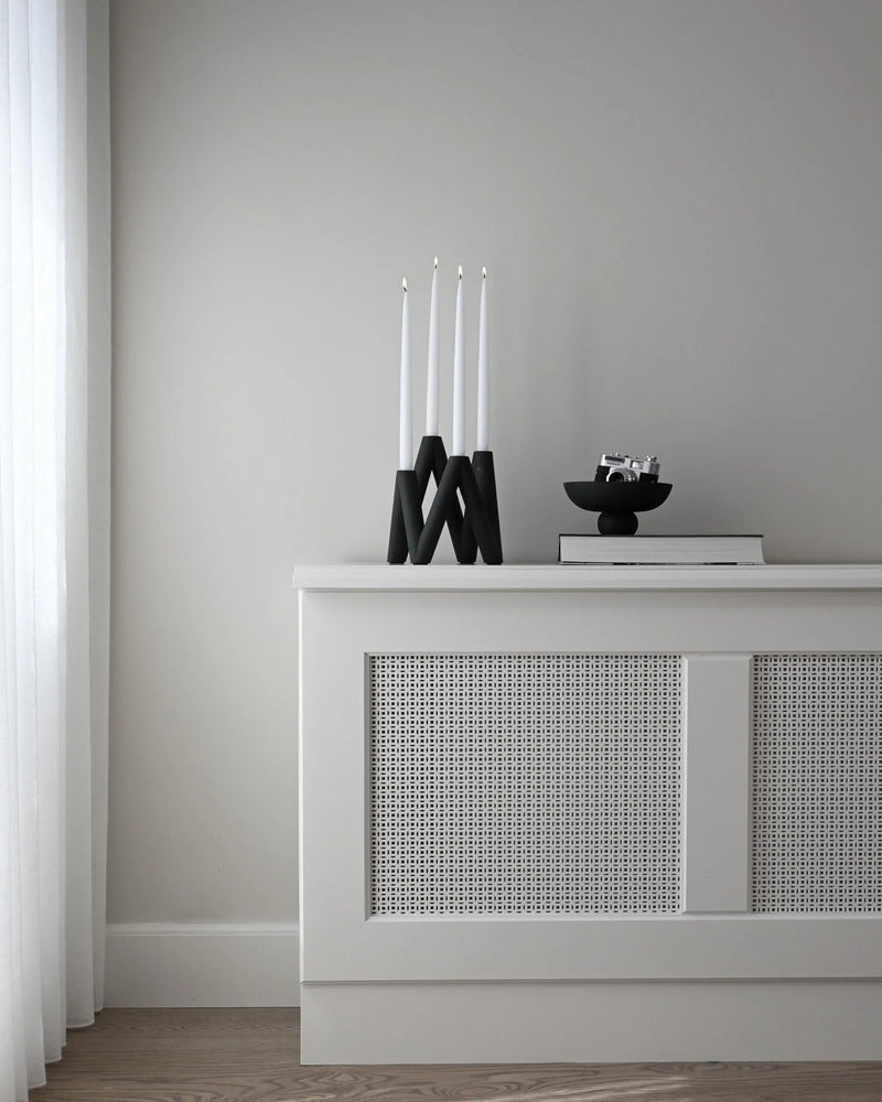 W Candle Holder - 101 Copenhagen Candle Holders - Bone White - HORNE