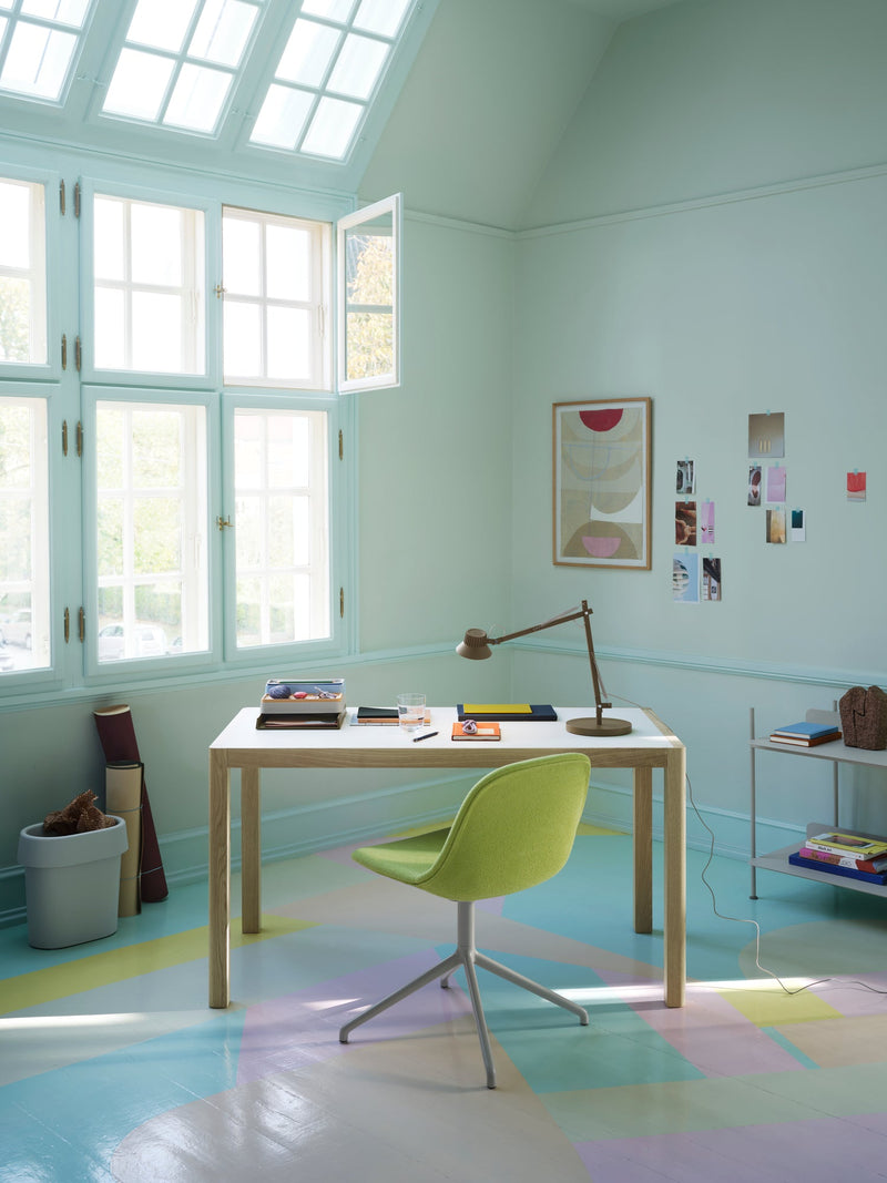 Workshop Table - Muuto Tables + Desks - Black Linoleum/Black - HORNE