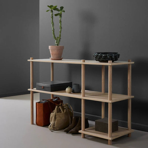 woud Elevate Shelving System - 2 - Woud - Shelving - Black Oak - HORNE
