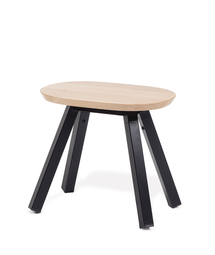 You And Me Bench - Indoor Only - RS Barcelona - Stools + Benches + Ottomans - 50 Stool - Black - HORNE
