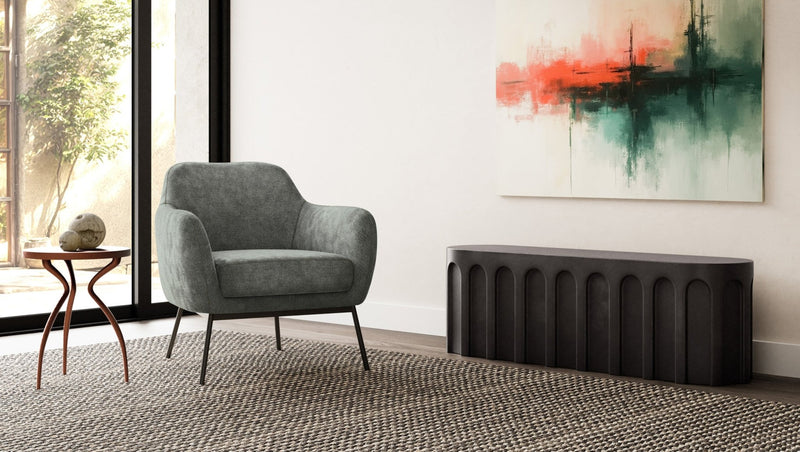 Zurich Accent Chair - Urbia Chairs - Forest Green - HORNE