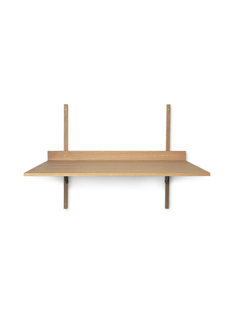 Sector Desk - Ferm Living - Desks - Oak - Black Brass - HORNE