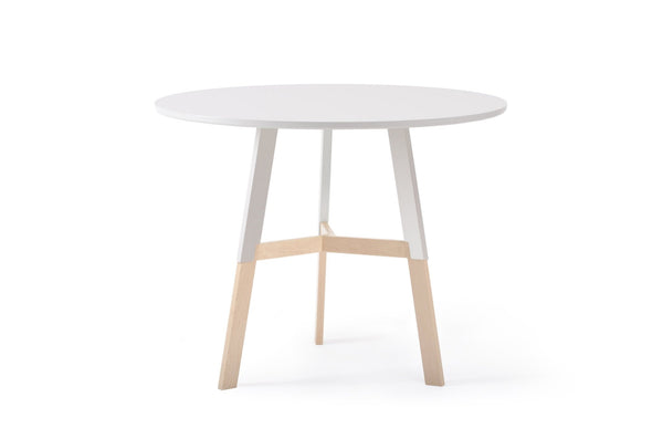 1/2 Nelson Cafe Table - Misewell - Tables + Desks - Maple/White - HORNE