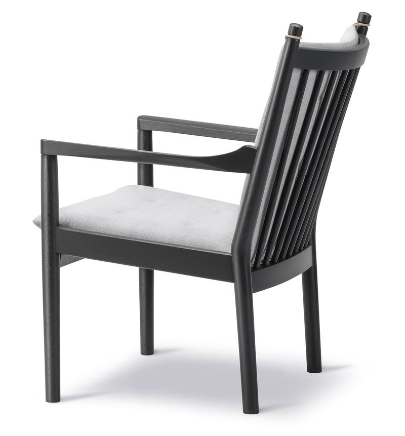 1788 Easy Chair - Black Lacquered Oak - Fredericia - Chairs - Capture 5201 Fabric - HORNE