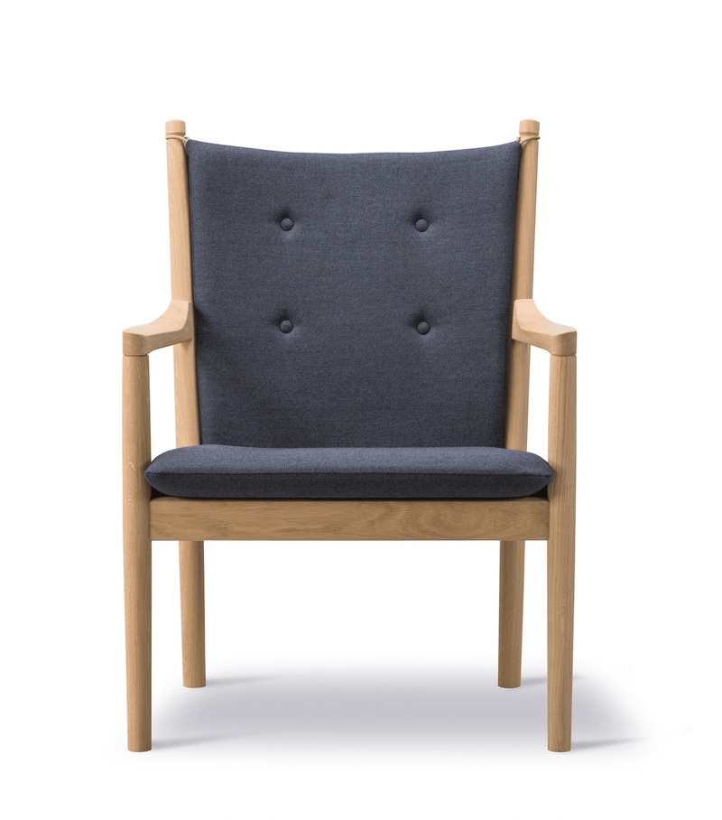 1788 Easy Chair - Soap Treated Oak - Fredericia - Chairs - Rime 641 - HORNE