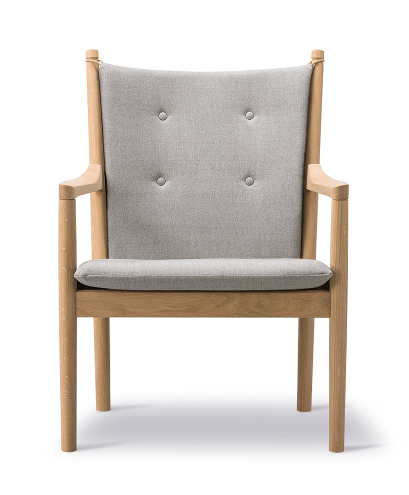 1788 Easy Chair - Soap Treated Oak - Fredericia - Chairs - Rime 641 - HORNE