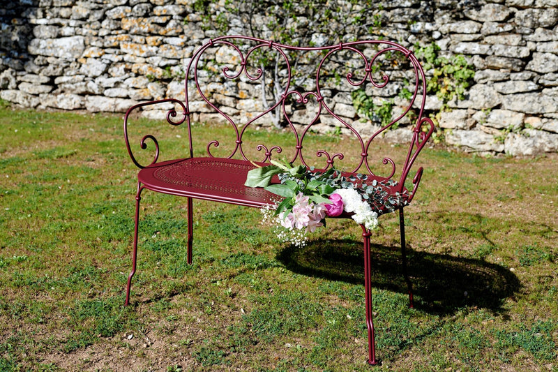 1900 Bench - Fermob - Outdoor Furniture - Black Cherry - HORNE
