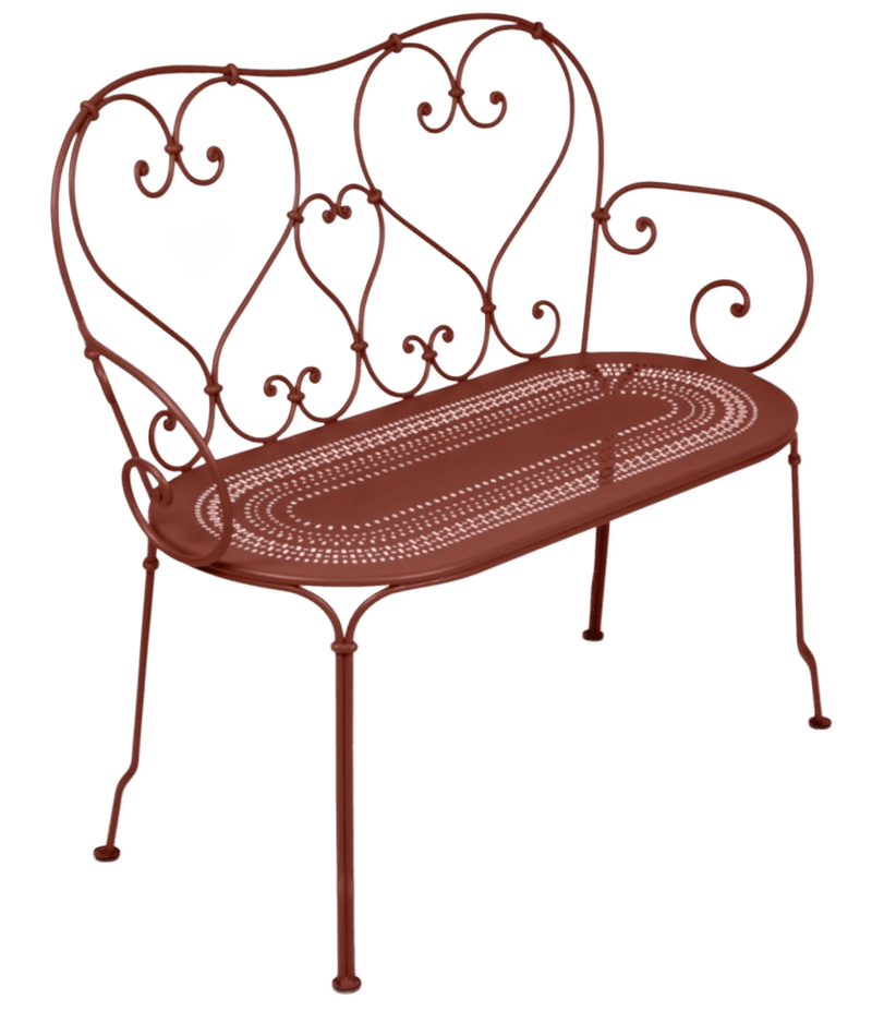 1900 Bench - Fermob - Outdoor Furniture - Black Cherry - HORNE