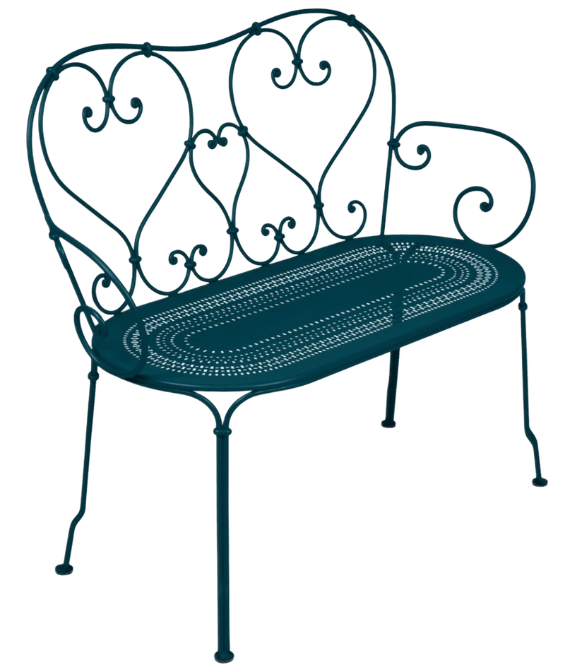 1900 Bench - Fermob - Outdoor Furniture - Black Cherry - HORNE