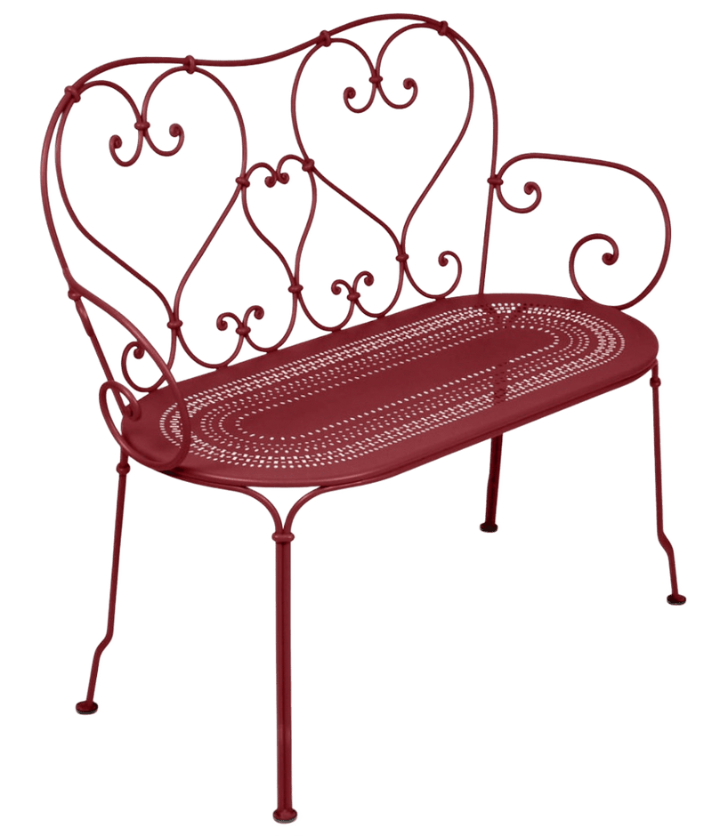 1900 Bench - Fermob - Outdoor Furniture - Black Cherry - HORNE