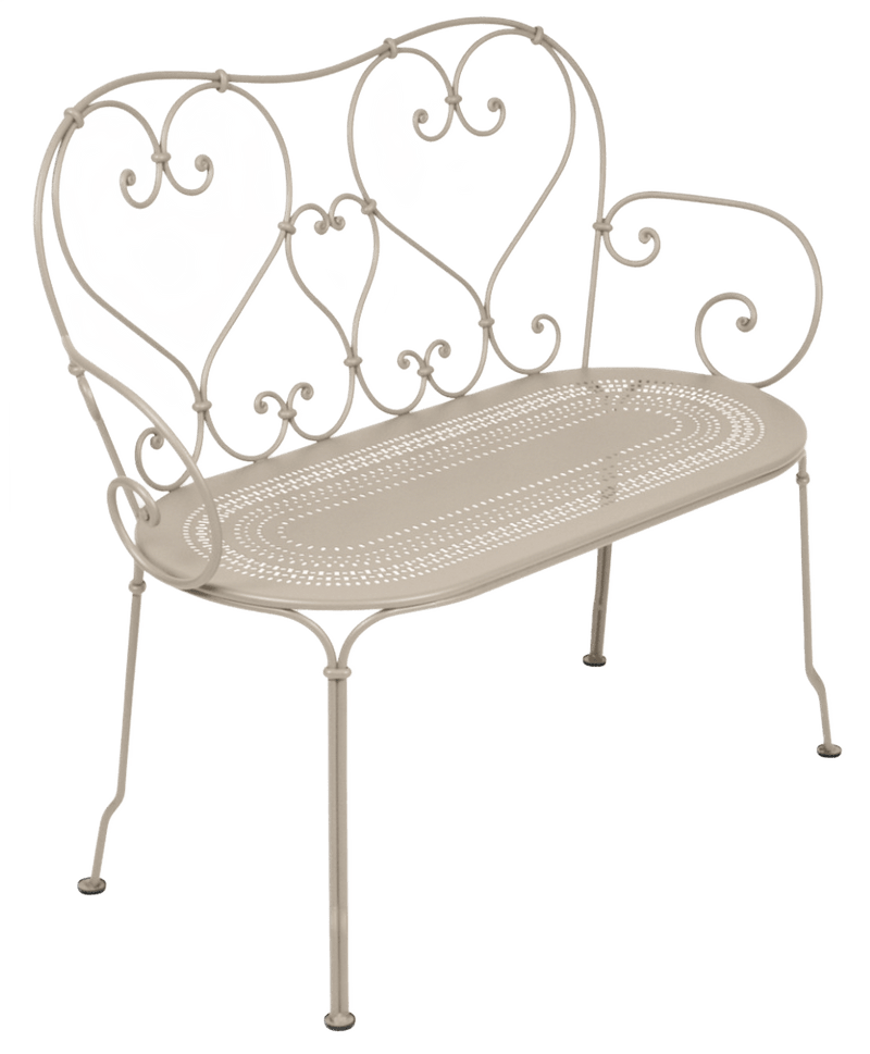 1900 Bench - Fermob - Outdoor Furniture - Black Cherry - HORNE