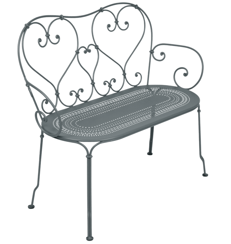 1900 Bench - Fermob - Outdoor Furniture - Black Cherry - HORNE