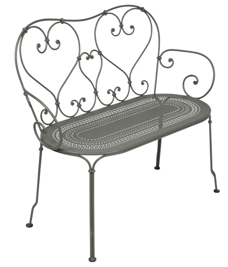 1900 Bench - Fermob - Outdoor Furniture - Black Cherry - HORNE