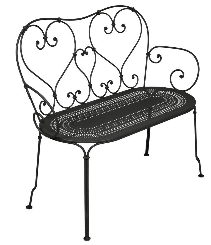 1900 Bench - Fermob - Outdoor Furniture - Black Cherry - HORNE