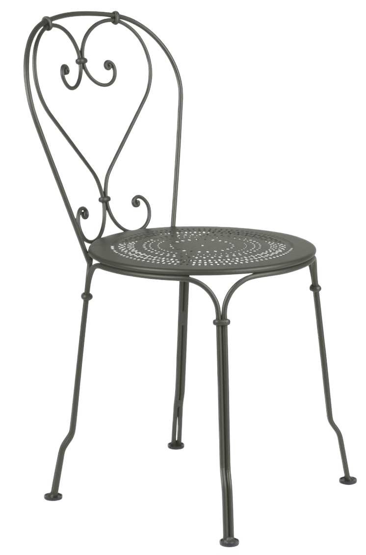 1900 Chair - Set of 2 - Fermob - Outdoor Furniture - Black Cherry - HORNE