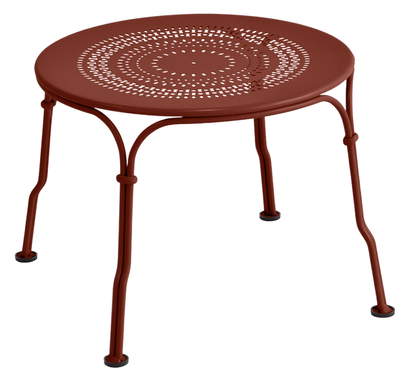 1900 Low Table - Fermob - Outdoor Furniture - Black Cherry - HORNE