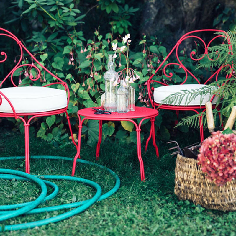 1900 Low Table - Fermob - Outdoor Furniture - Black Cherry - HORNE