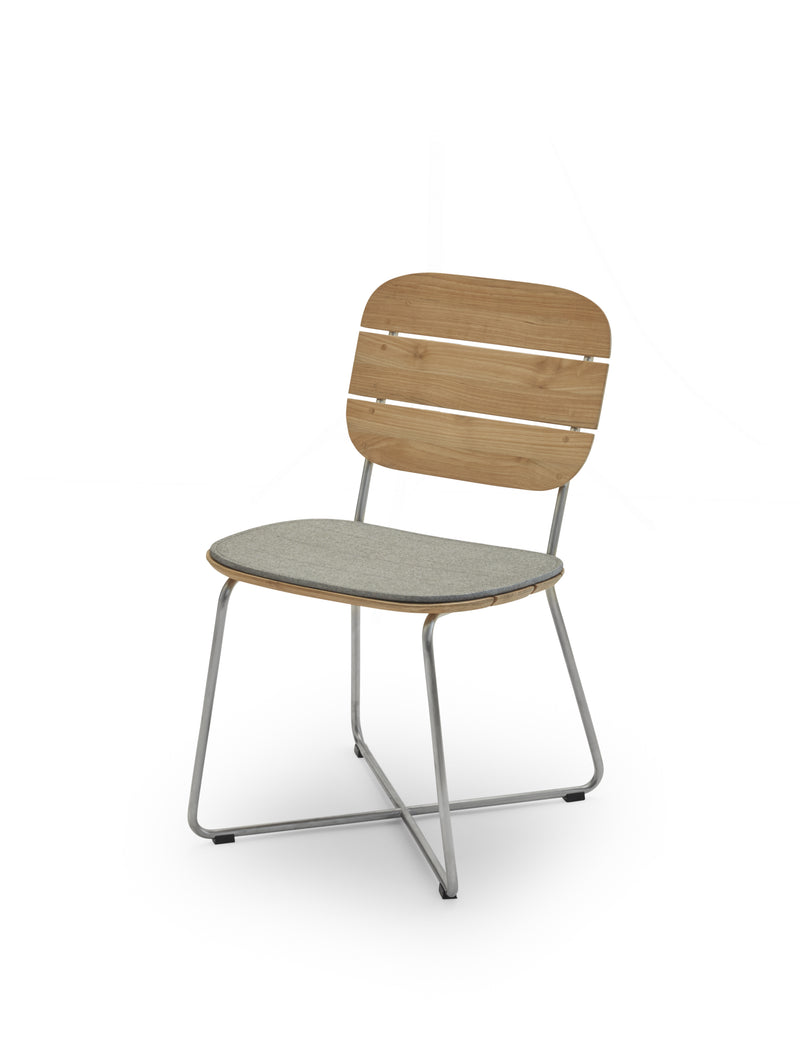 Lilium Chair Cushion - Skagerak by Fritz Hansen - Outdoor Furniture - Charcoal - HORNE