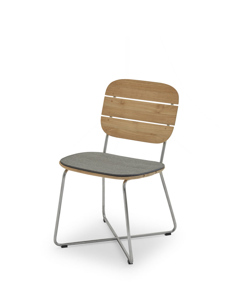 Lilium Chair Cushion - Skagerak by Fritz Hansen - Outdoor Furniture - Charcoal - HORNE