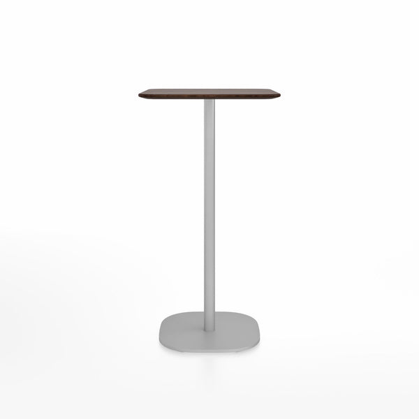 2 Inch Bar Table - 24" x 30" Rectangular - Emeco - Tables - Walnut - Hand Brushed - HORNE
