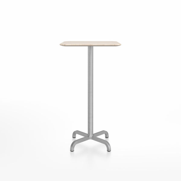 20 - 06 Bar Table - 24" x 30" Rectangular - Emeco - Tables - Ash - Hand Brushed - HORNE