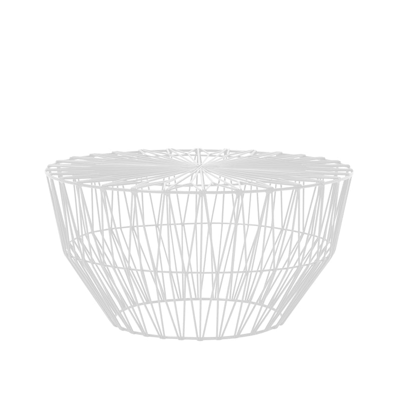 24” Drum Ottoman/ Table - Bend Goods - Outdoor Furniture - White - None - HORNE