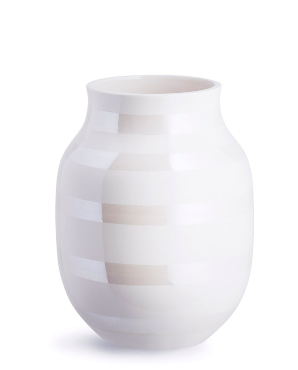 Omaggio Vase - Mother of Pearl - Kähler - Vases - 6.3"Ø - HORNE