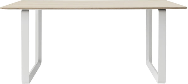 70/70 Table - 88.5" x 35.5" - Muuto - Table + Task - Oak Top & White Base - HORNE