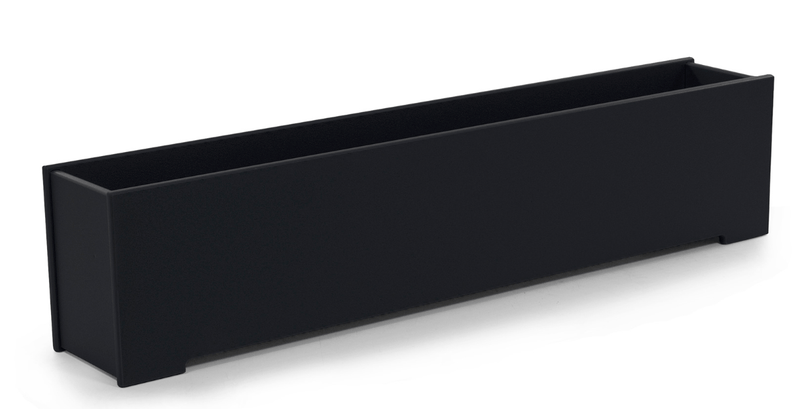 8 Gallon Rectangle Planter - Loll Designs - Outdoor Accessories - Black - HORNE
