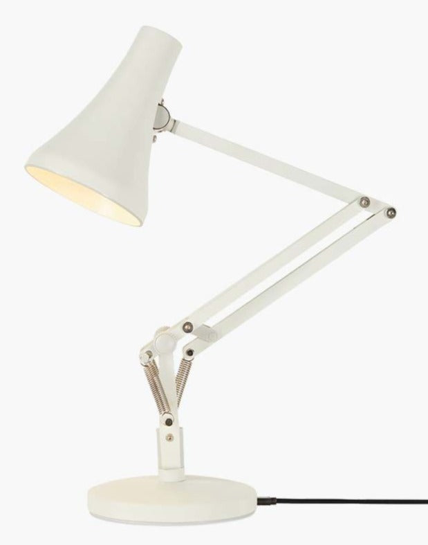 90 Mini Mini Desk Lamp - Anglepoise - Table + Task - Carbon Black and Black - HORNE