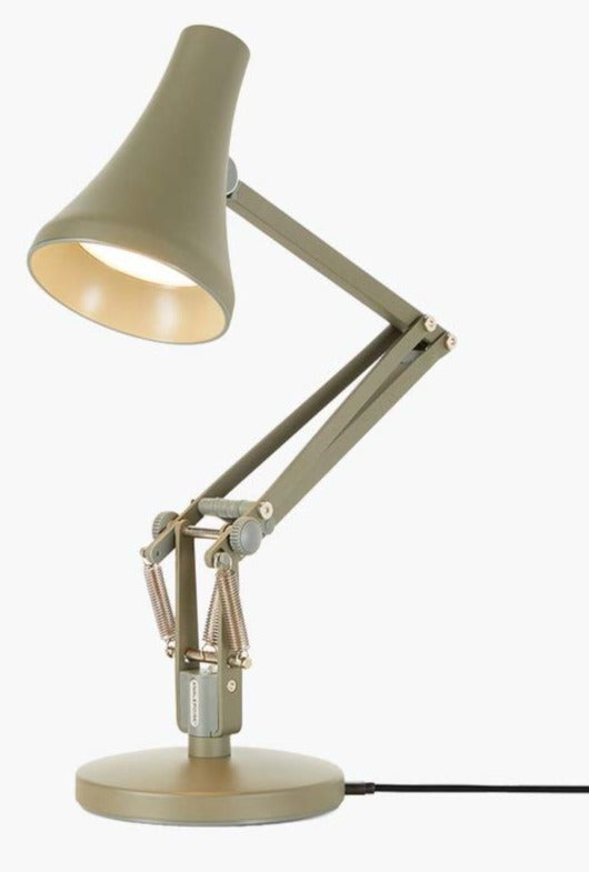 90 Mini Mini Desk Lamp - Anglepoise - Table + Task - Carbon Black and Black - HORNE