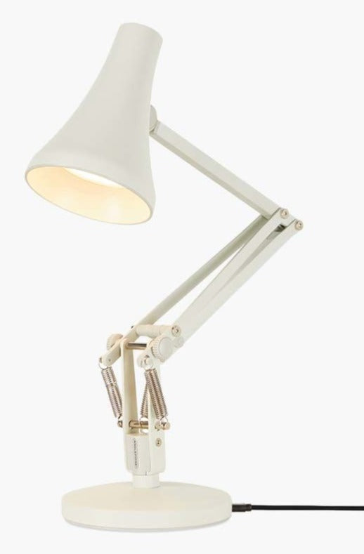 90 Mini Mini Desk Lamp - Anglepoise - Table + Task - Carbon Black and Black - HORNE