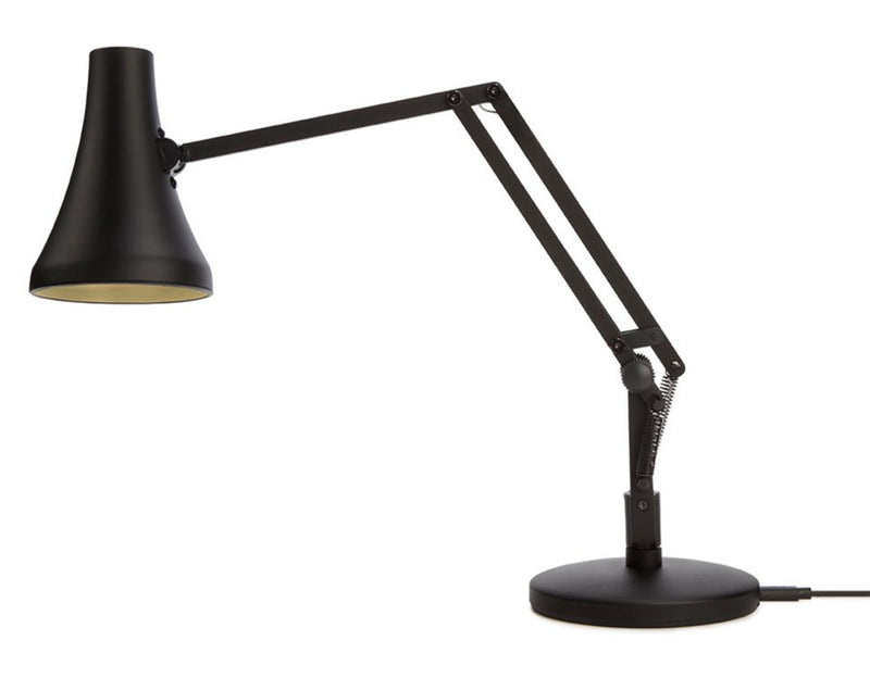 90 Mini Mini Desk Lamp - Anglepoise - Table + Task - Carbon Black and Black - HORNE