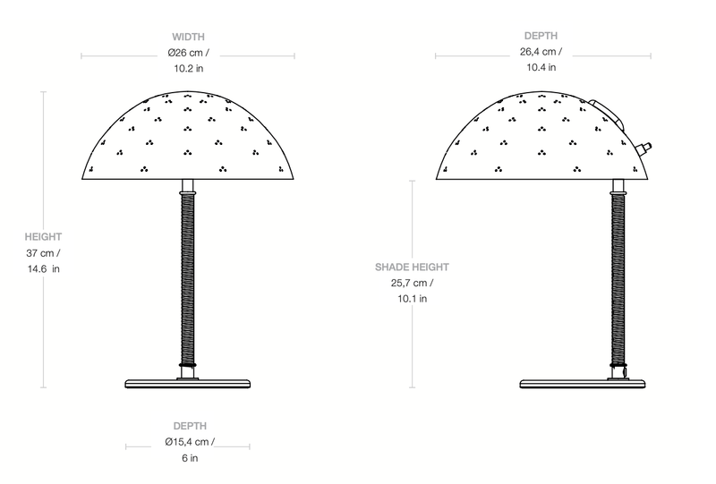 9209 Table Lamp - Gubi - Table + Task - HORNE