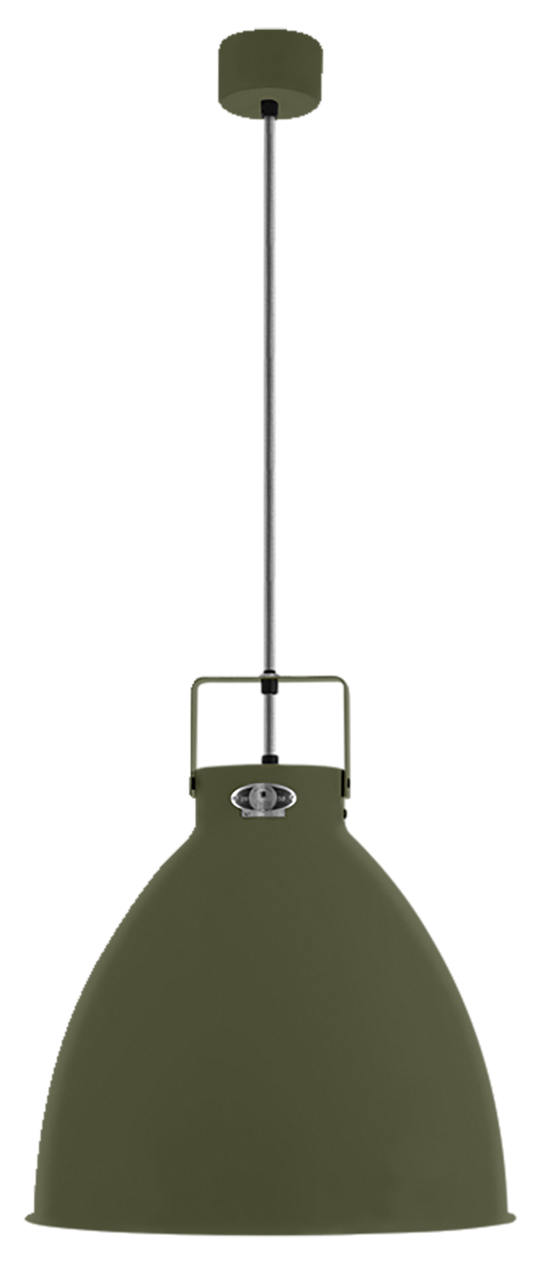 Augustin Pendant - A360 - Matte Finish - Jielde - Pendants - Silver - Apple Green - RAL6018 - HORNE