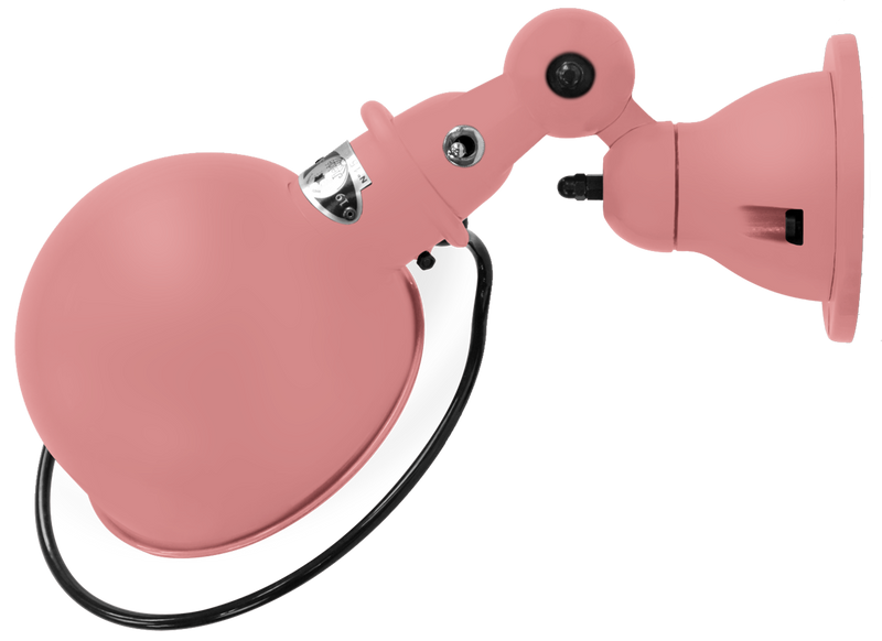 Loft Wall Sconce - D1000X - Matte Finish - Jielde - Wall Sconces - No Switch - Pink - RAL4003 - HORNE