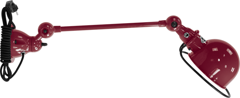 Loft Table/Wall Light - D4001 - Glossy Finish - Jielde - Table + Task - No Switch - Red - RAL3020 - HORNE