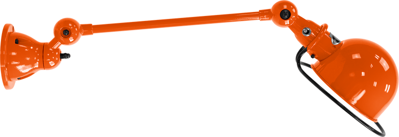 Loft Table/Wall Light - D4001 - Glossy Finish - Jielde - Table + Task - No Switch - Red - RAL3020 - HORNE