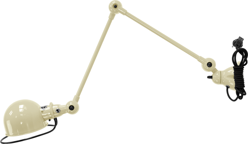 Loft Table/Wall Light - D4401R - Glossy Finish - Jielde - Table + Task - No Switch - White - HORNE