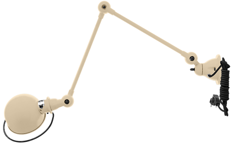 Loft Table/Wall Light - D4401R - Matte Finish - Jielde - Table + Task - No Switch - Orange - RAL2004 - HORNE