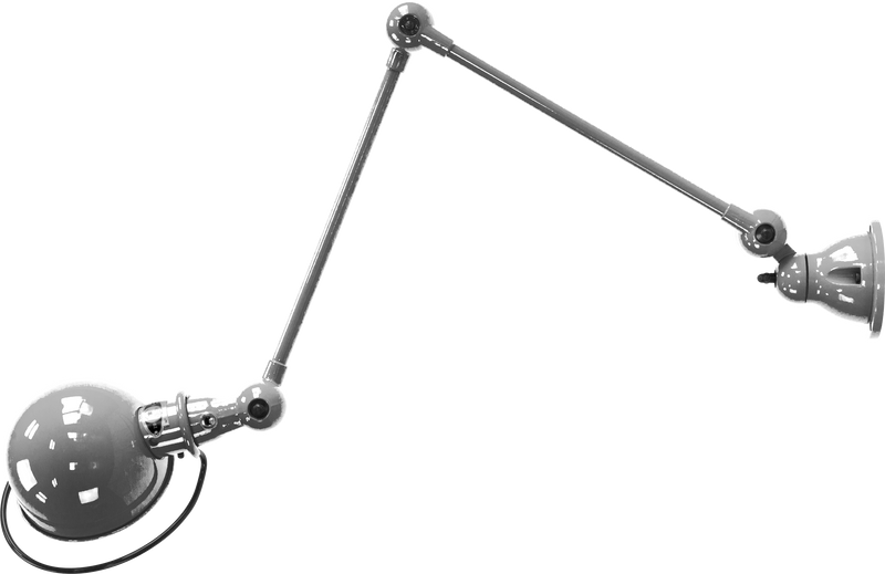 Loft Table/Wall Light - D4401R - Glossy Finish - Jielde - Table + Task - No Switch - White - HORNE