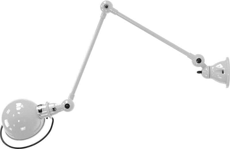 Loft Table/Wall Light - D4401R - Glossy Finish - Jielde - Table + Task - No Switch - White - HORNE