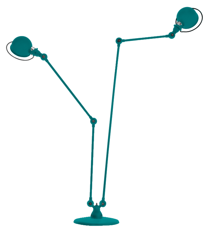 Loft Double Floor Lamp - DD7460 - Jielde - Floor Lamps - Glossy - Ivory - RAL1015 - HORNE